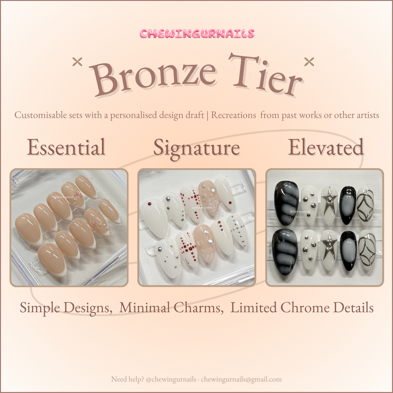 Bronze Design Tier