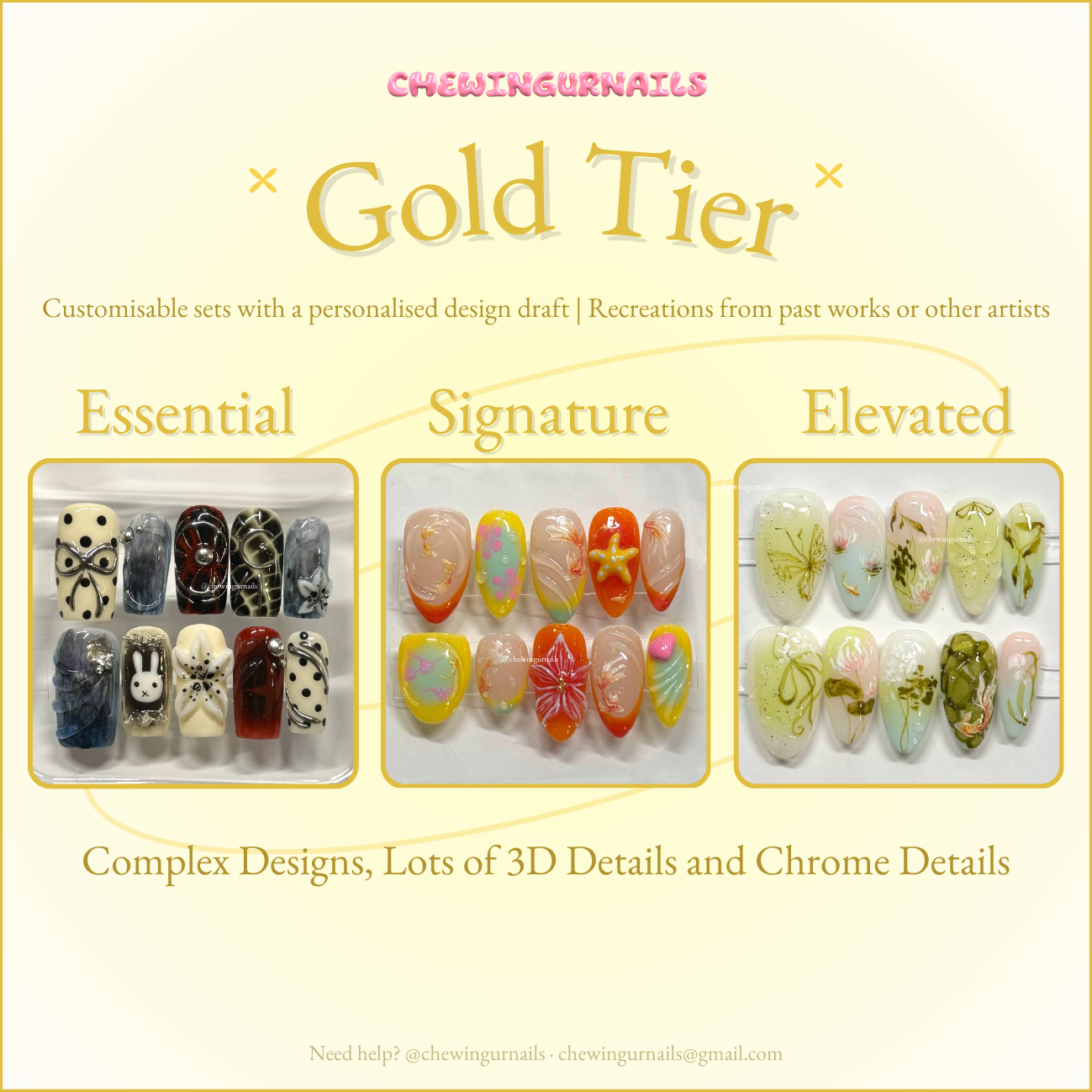 Gold Design Tier